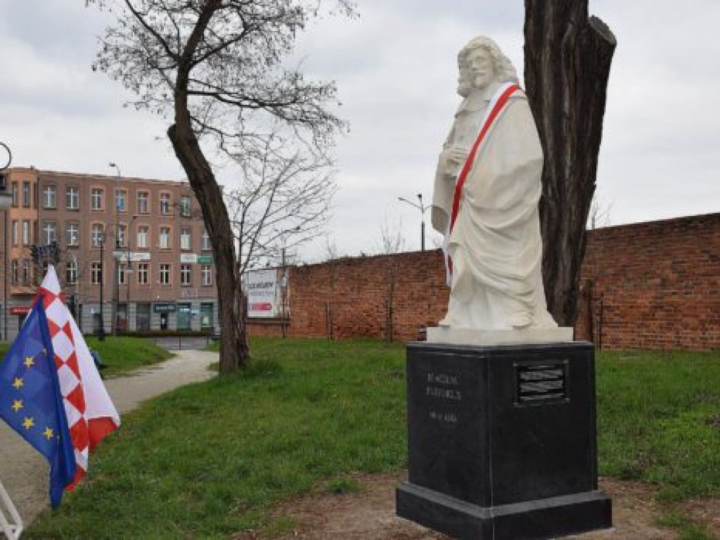 Pomnik głogowianina Joachima Pastoriusa oficjalnie odsłonięty na placu przy Bloku Koszarowym?