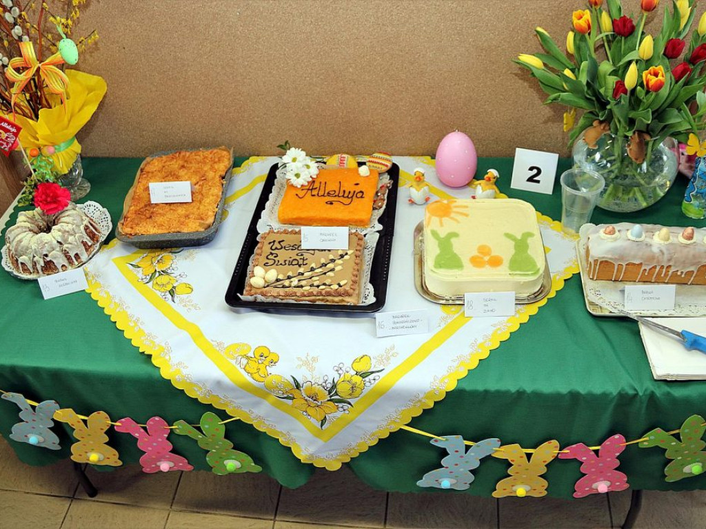 Festiwal kolorów i smaków - Gminny konkurs Wypieków Wielkanocnych w Ciosańcu