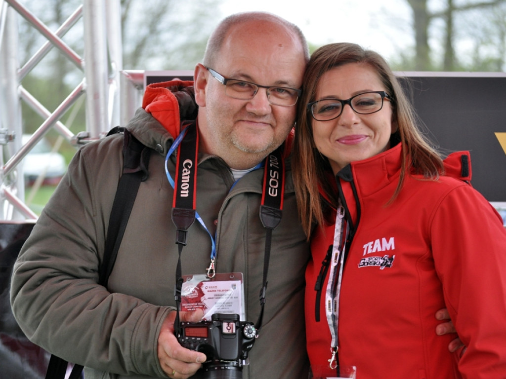 Było trochę zimno, ale rozgrzali się na crossowej trasie
