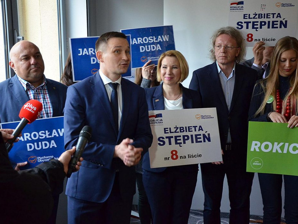 Kampania do Europarlamentu ruszyła. Do Głogowa przyjechali kandydaci Koalicji Europejskiej
