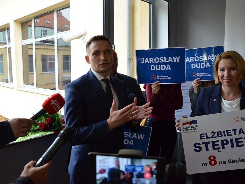 Kampania do Europarlamentu ruszyła. Do Głogowa przyjechali kandydaci Koalicji Europejskiej