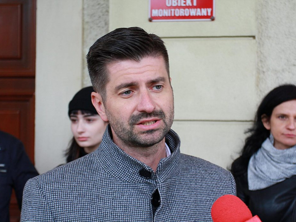 Krzysztof Śmiszek, kandydat Wiosny do PE prowadził kampanię wyborczą w Głogowie