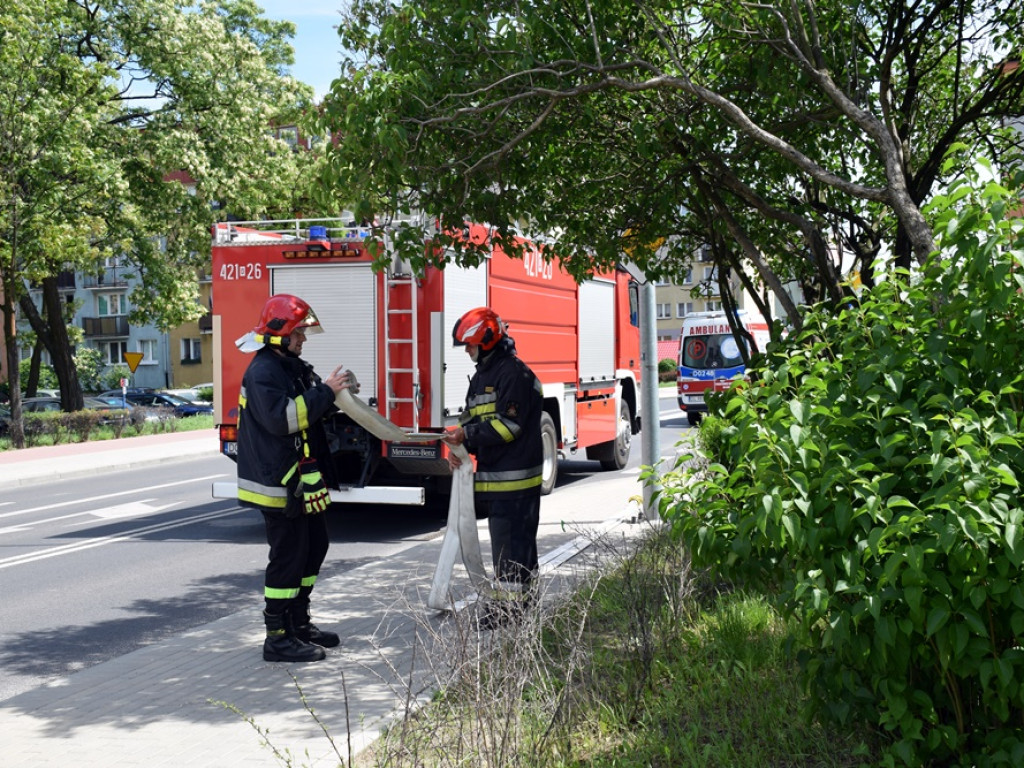 Alarm na ulicy Obrońców Pokoju. To było więcej niż przypalenie