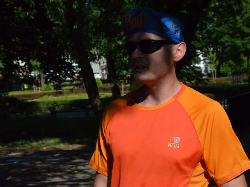 Ojcowie pobiegli z dziećmi w Parku nad Strumykiem. To była dobra zabawa