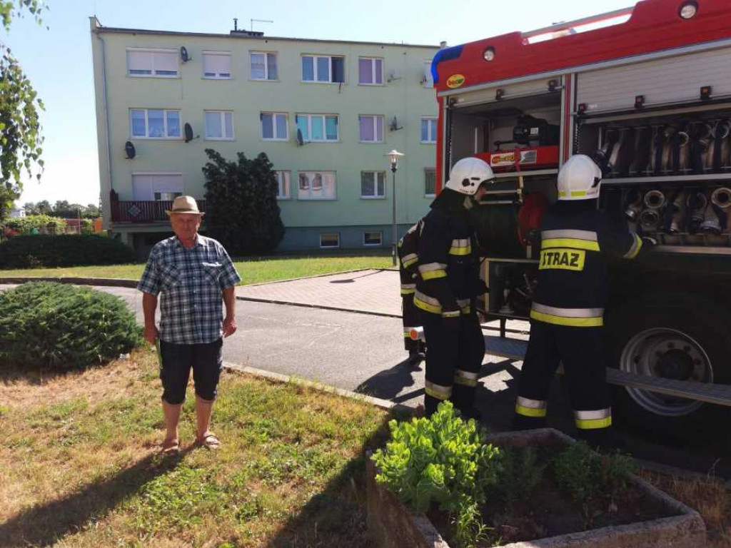 Pożar w bloku w Grębocicach! Na szczęście to tylko strażackie ćwiczenia