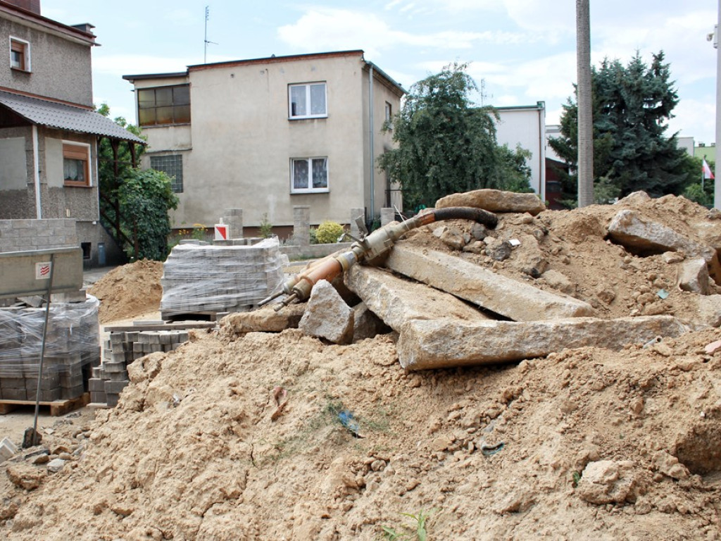 Ulica Reja w remoncie, ale prace mogą potrwać dłużej niż zakładano