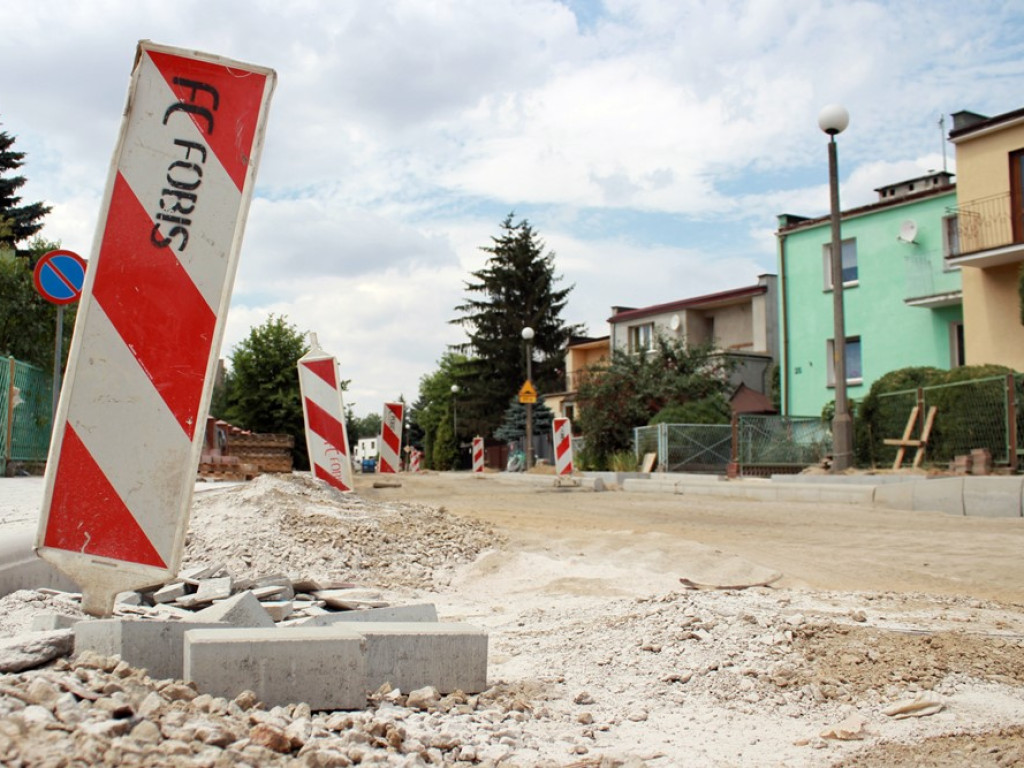 Ulica Reja w remoncie, ale prace mogą potrwać dłużej niż zakładano