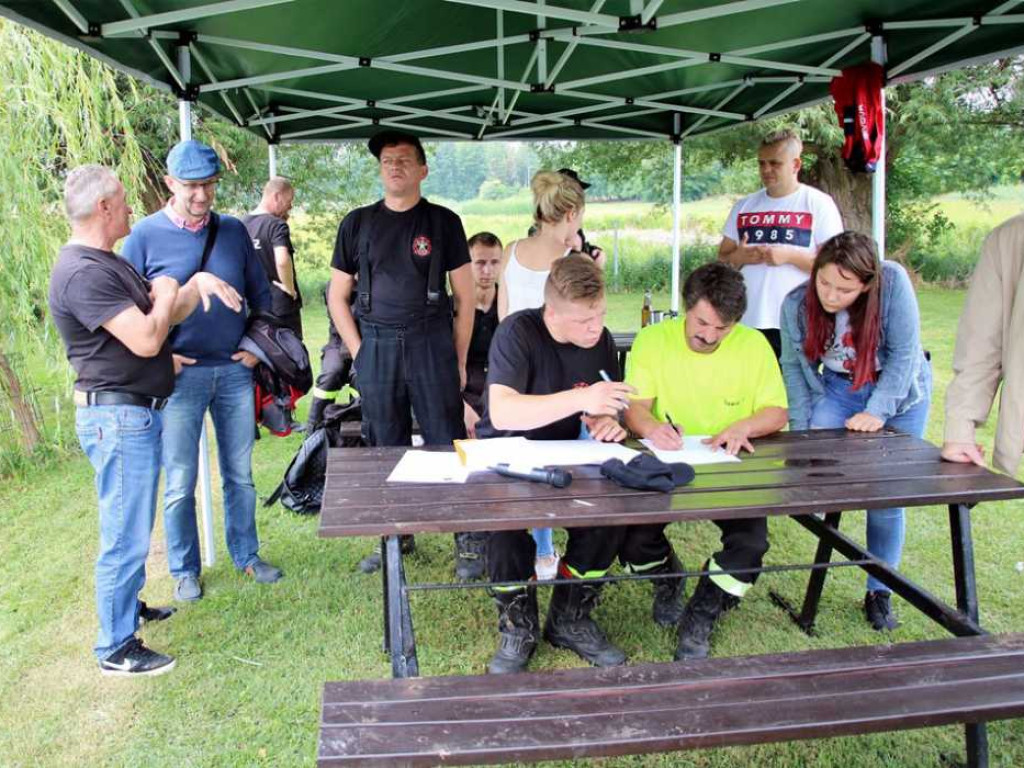 Zmagania strażaków z trzech powiatów. Była to dobra zabawa, ale też świetny trening