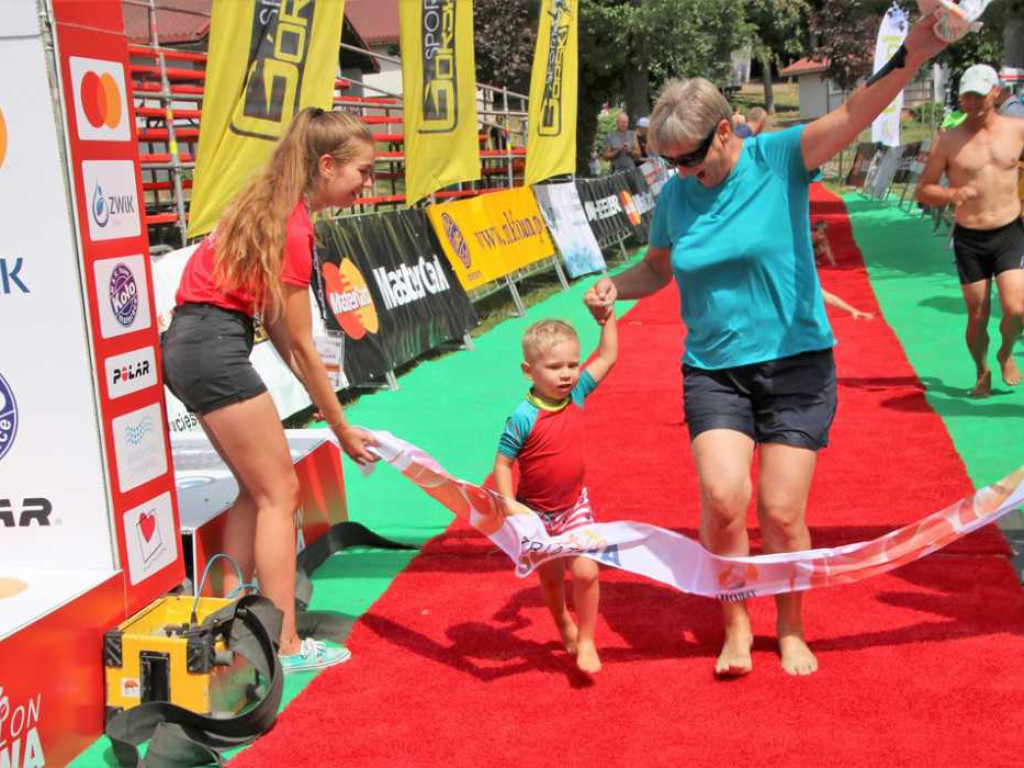 Pierwszy dzień triathlonu w Sławie za nami. Na starcie stanęły dzieci