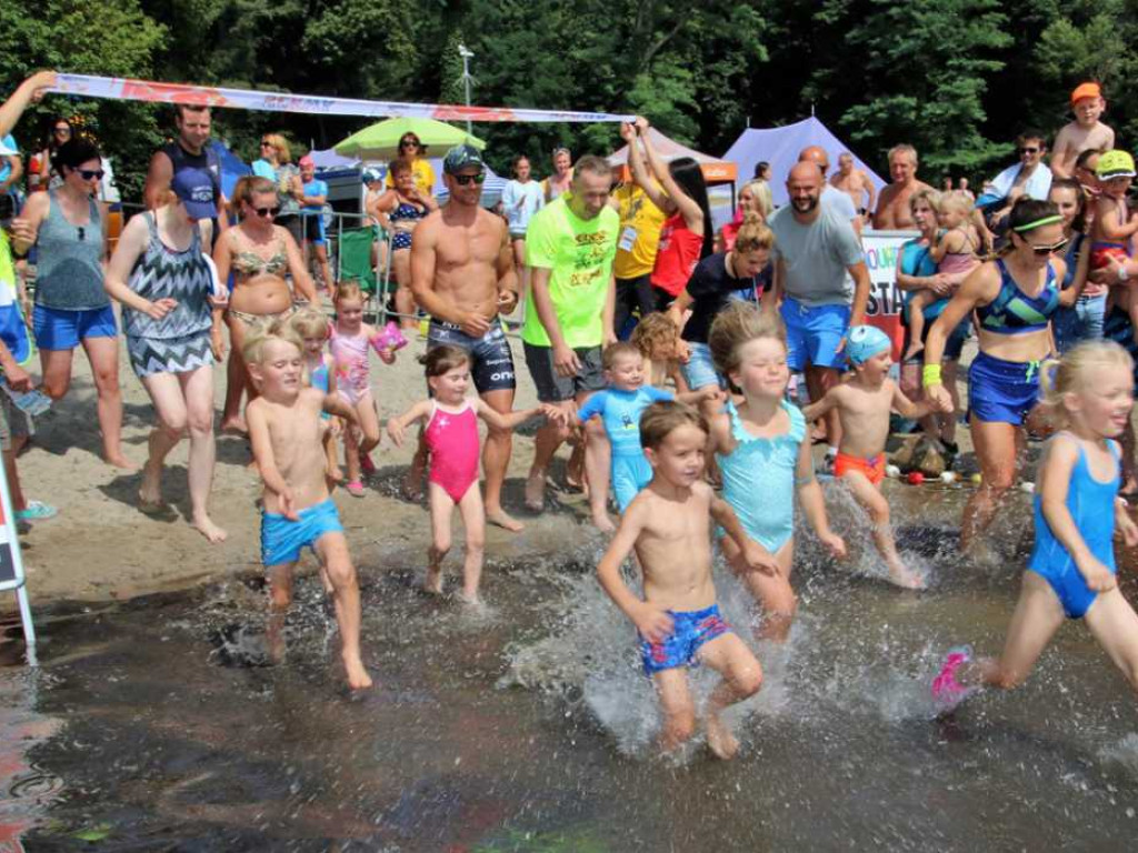 Pierwszy dzień triathlonu w Sławie za nami. Na starcie stanęły dzieci