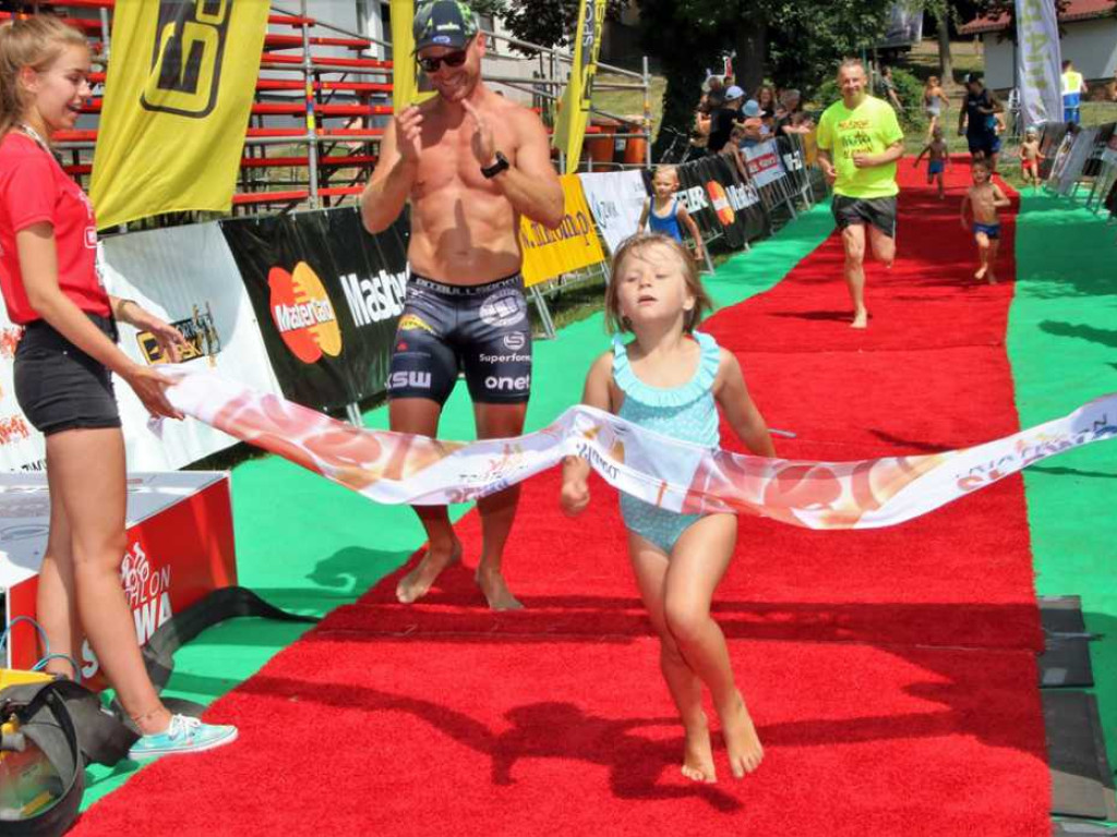 Pierwszy dzień triathlonu w Sławie za nami. Na starcie stanęły dzieci