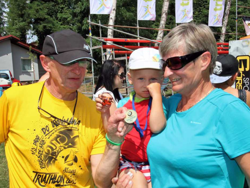 Pierwszy dzień triathlonu w Sławie za nami. Na starcie stanęły dzieci