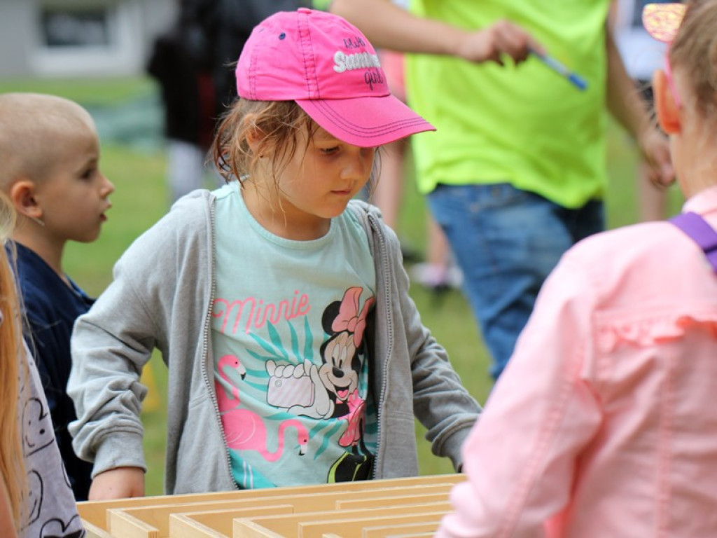 Wakacyjna Strefa Animacji - na dzieci czekało wiele atrakcji. Była to świetna zabawa!