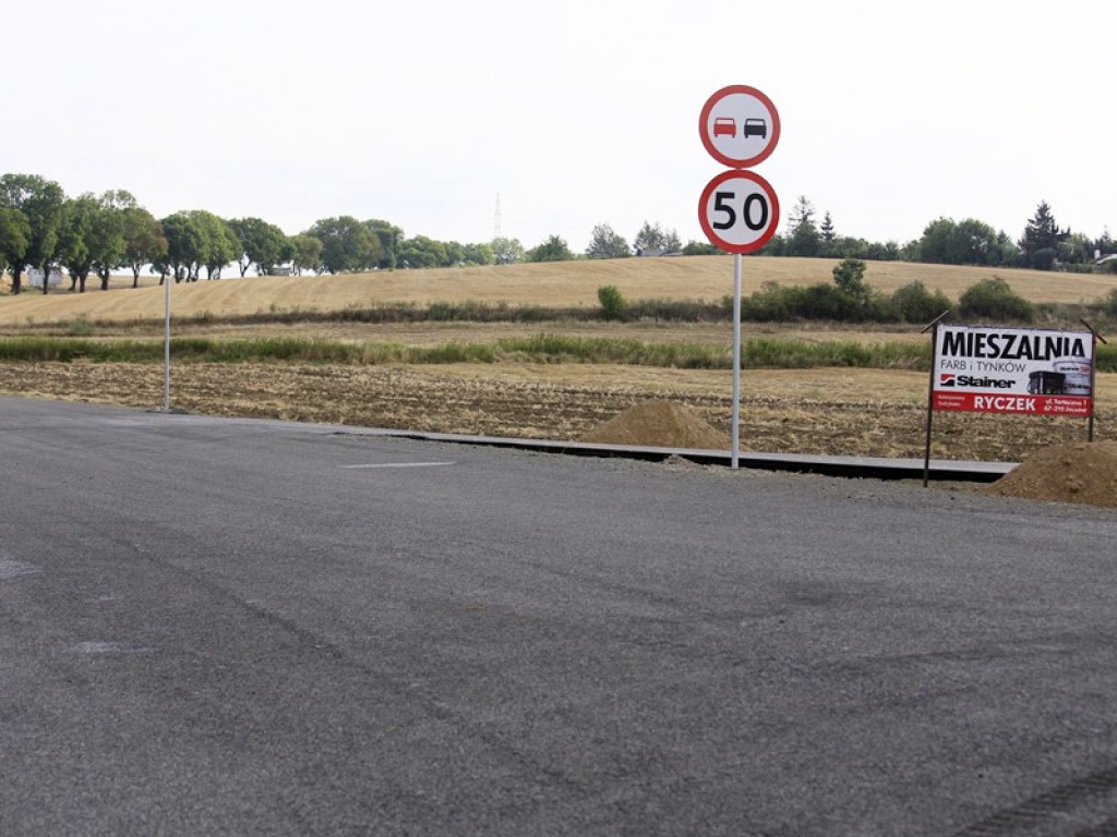 Czy to koniec prac? Lewoskręt na Kurowice prawie gotowy, teraz czas na odbiory