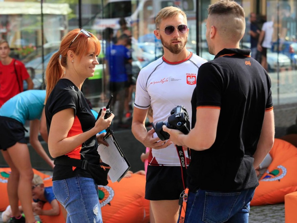 Najszybszy na szczycie wieży był Adrian Bednarski
