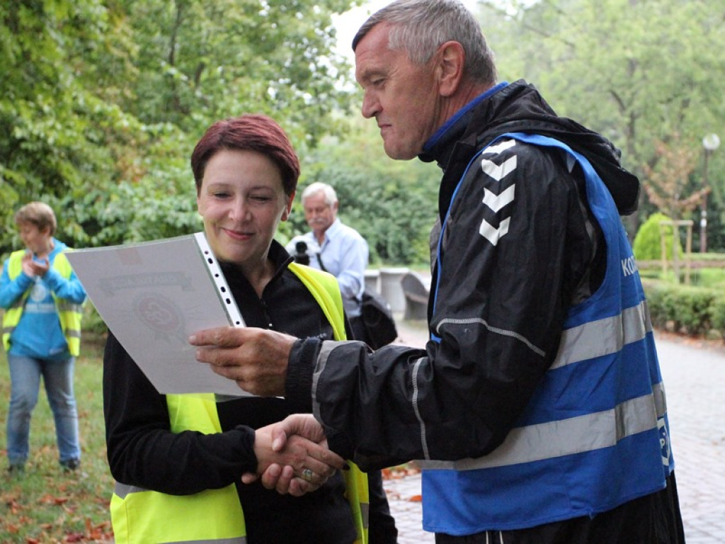 To był ich setny bieg w parku! I pogoda nie była im straszna