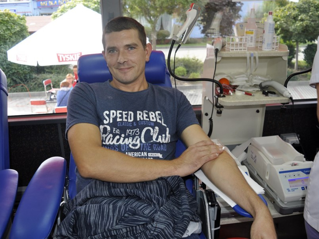 Oddawali krew a później mogli zjeść pizzę i pobawić się z dziećmi