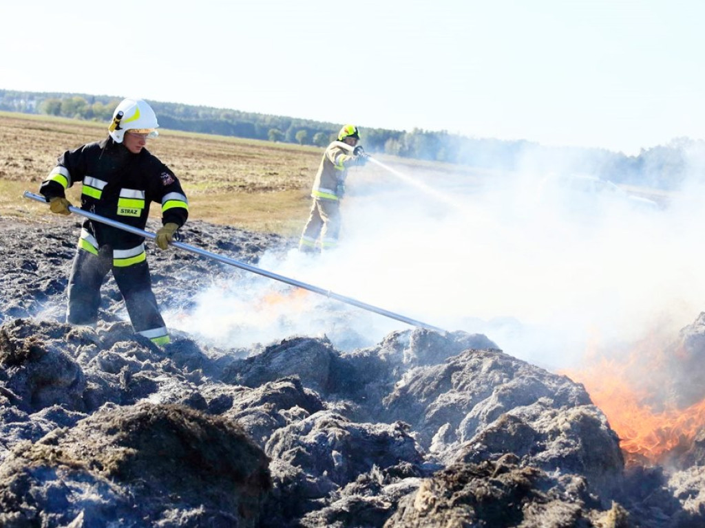 Akcja strażaków nadal trwa. Walka z ogniem może zająć jeszcze wiele godzin