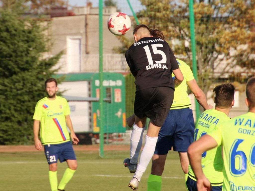 Mecz Dąb Przybyszów - Warta Gorzów w obiektywie naszego fotoreportera