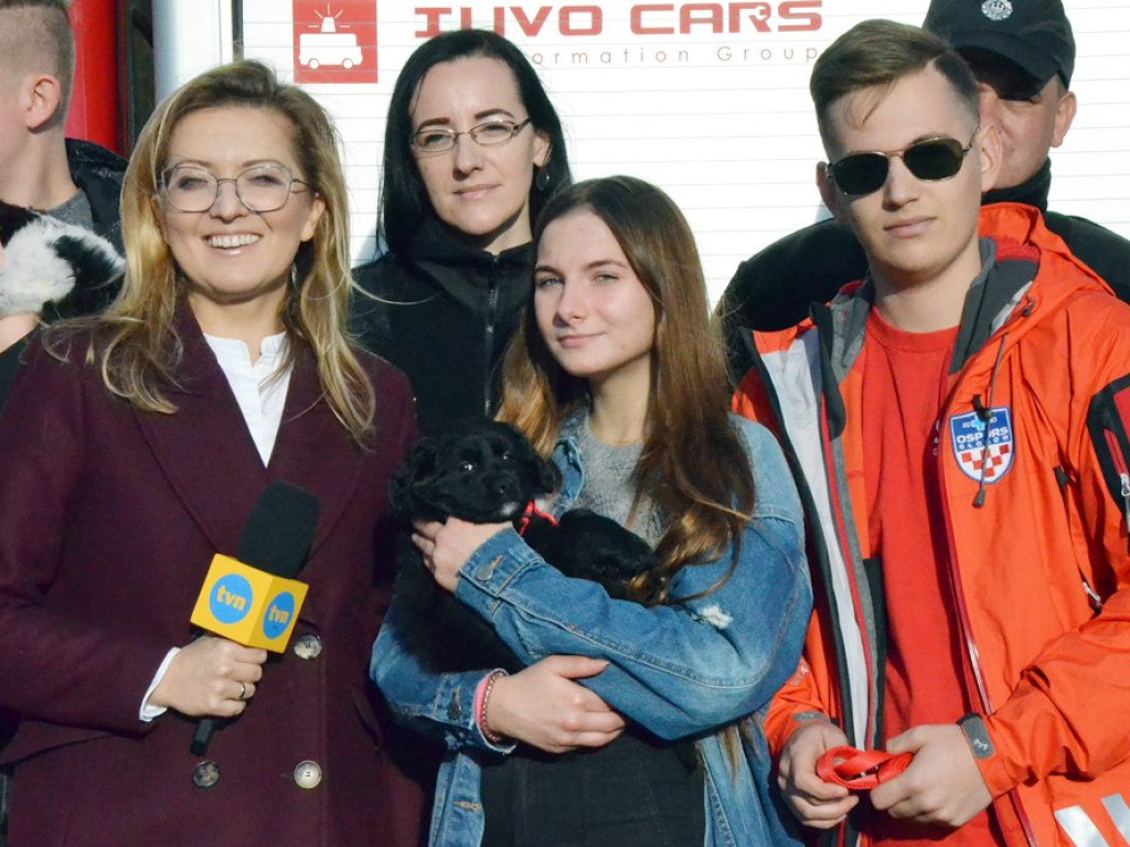 Dzień Dobry TVN w Grochowicach. Znów głośno o historii tych szczeniaków