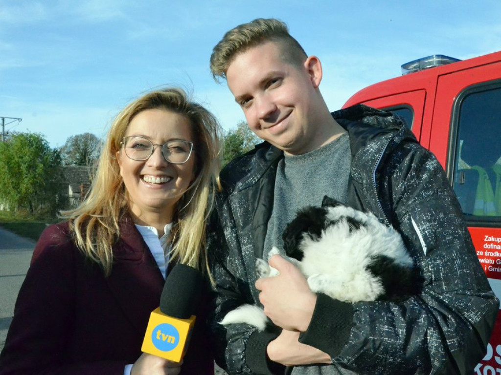 Dzień Dobry TVN w Grochowicach. Znów głośno o historii tych szczeniaków