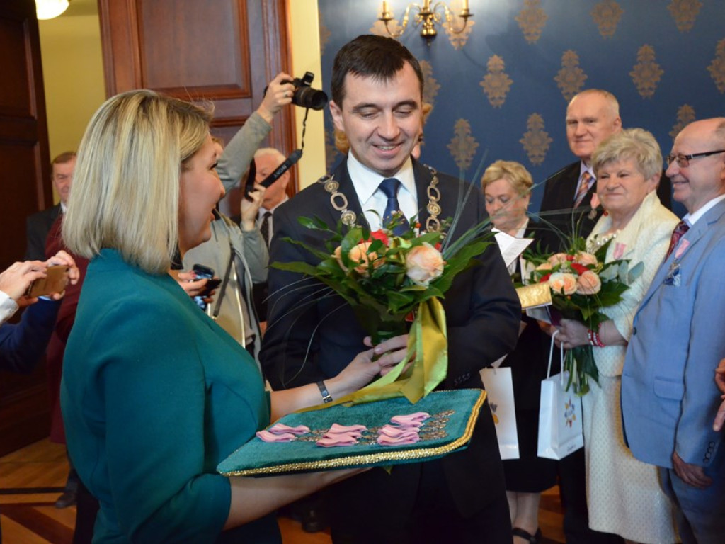 Razem od 50 lat! Piękny jubileusz w głogowskim ratuszu