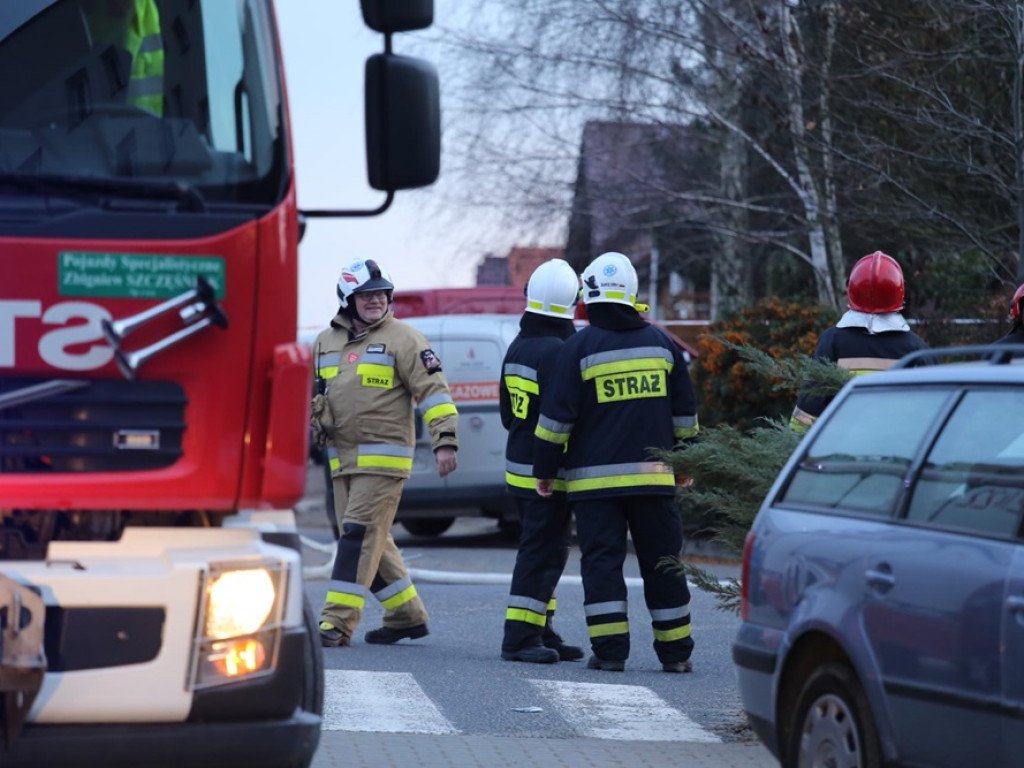 Koparka uszkodziła gazociąg. Na szczęście nie doszło do wybuchu. Ewakuowano 40 mieszkańców