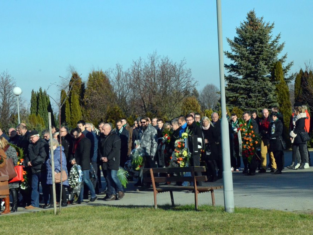 Ostatnie pożegnanie śp. Bronisława Malego. Wybitnego zawodnika, trenera i społecznika