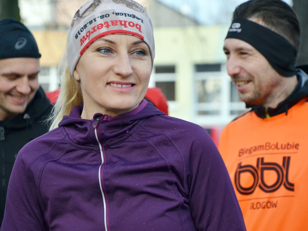 Walentynkowy bieg w parku przy ulicy Budowlanych! Na starcie nie zabrakło pocałunków
