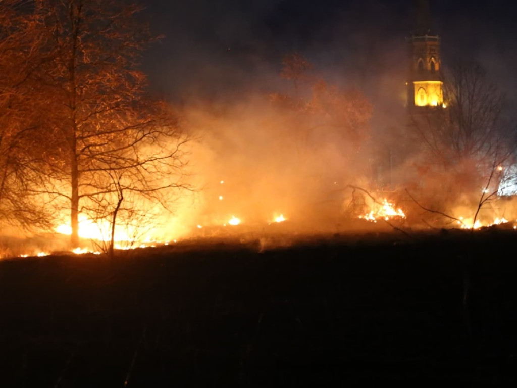 Znów płoną trawy nad Odrą. Sprawcy uciekli