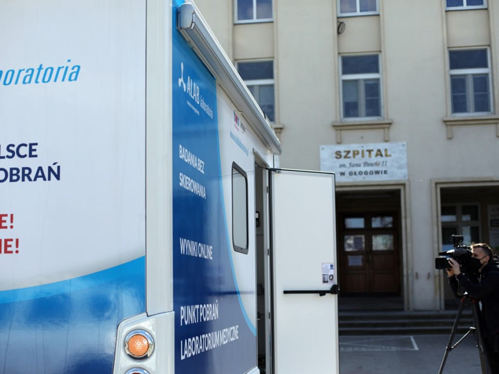 200 testów dla pracowników głogowskiego szpitala od TVN