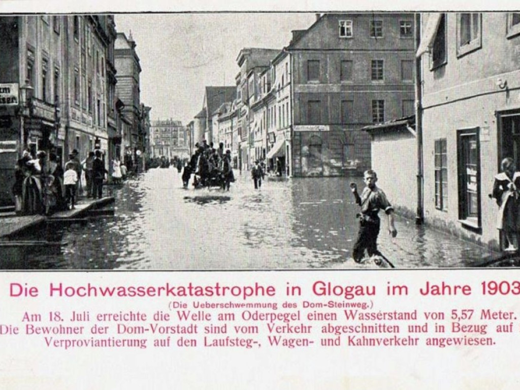 Największa powódź XX wieku w Głogowie [ZDJĘCIA]