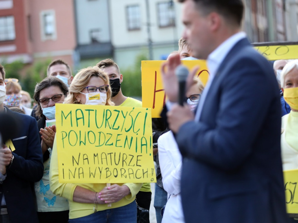 Szymon Hołownia w Głogowie: Musimy skończyć z robieniem z nas debili