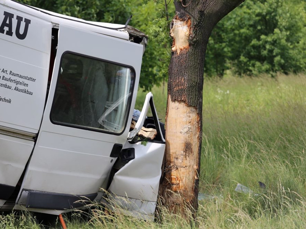 Auto uderzyło w drzewo. Trzy osoby trafiły do szpitala