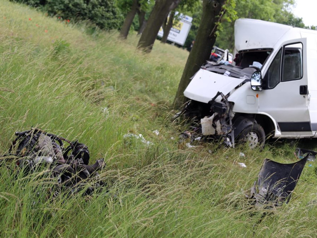 Auto uderzyło w drzewo. Trzy osoby trafiły do szpitala