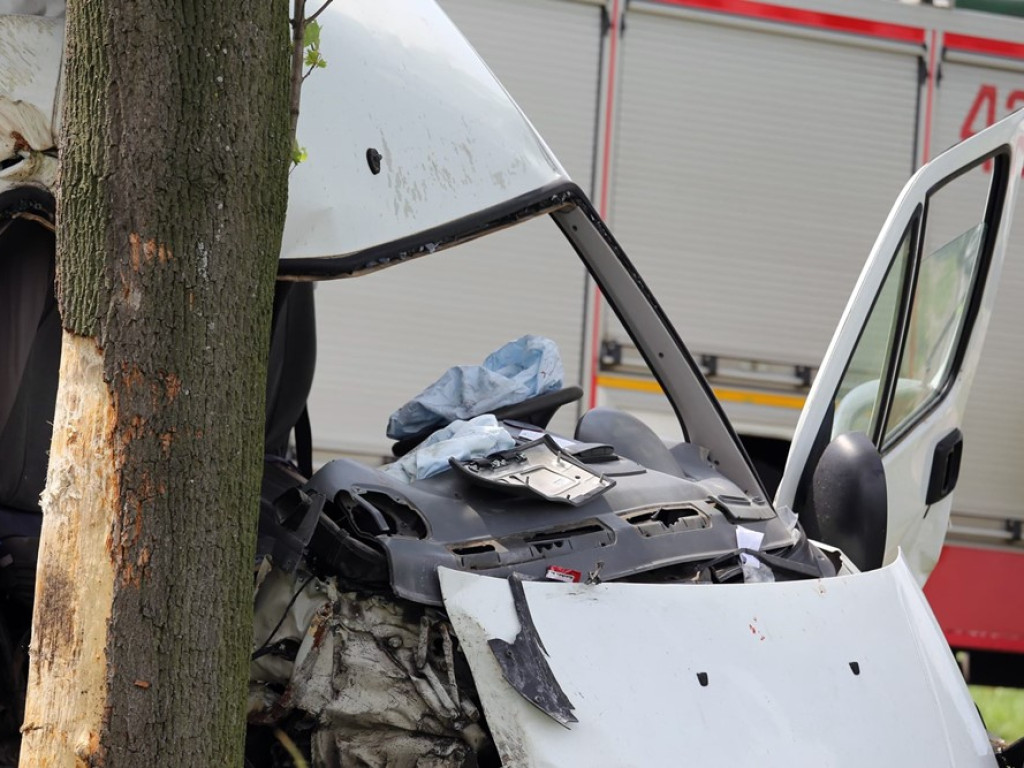 Auto uderzyło w drzewo. Trzy osoby trafiły do szpitala