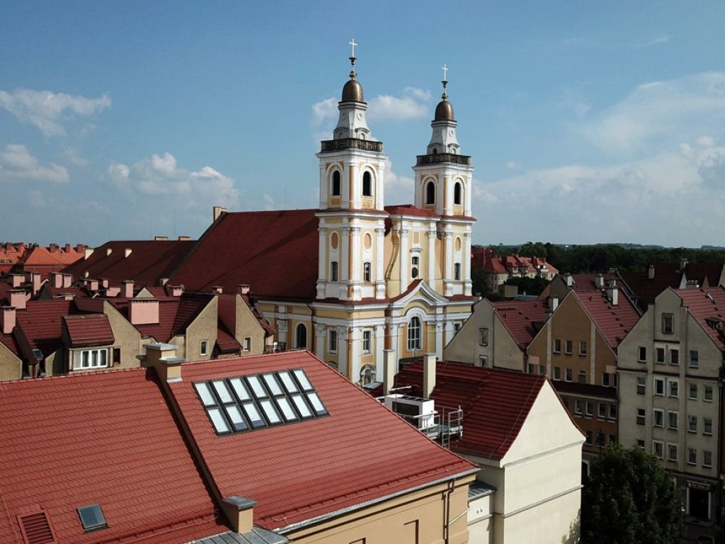 Stare Miasto z lotu ptaka! To serce Głogowa
