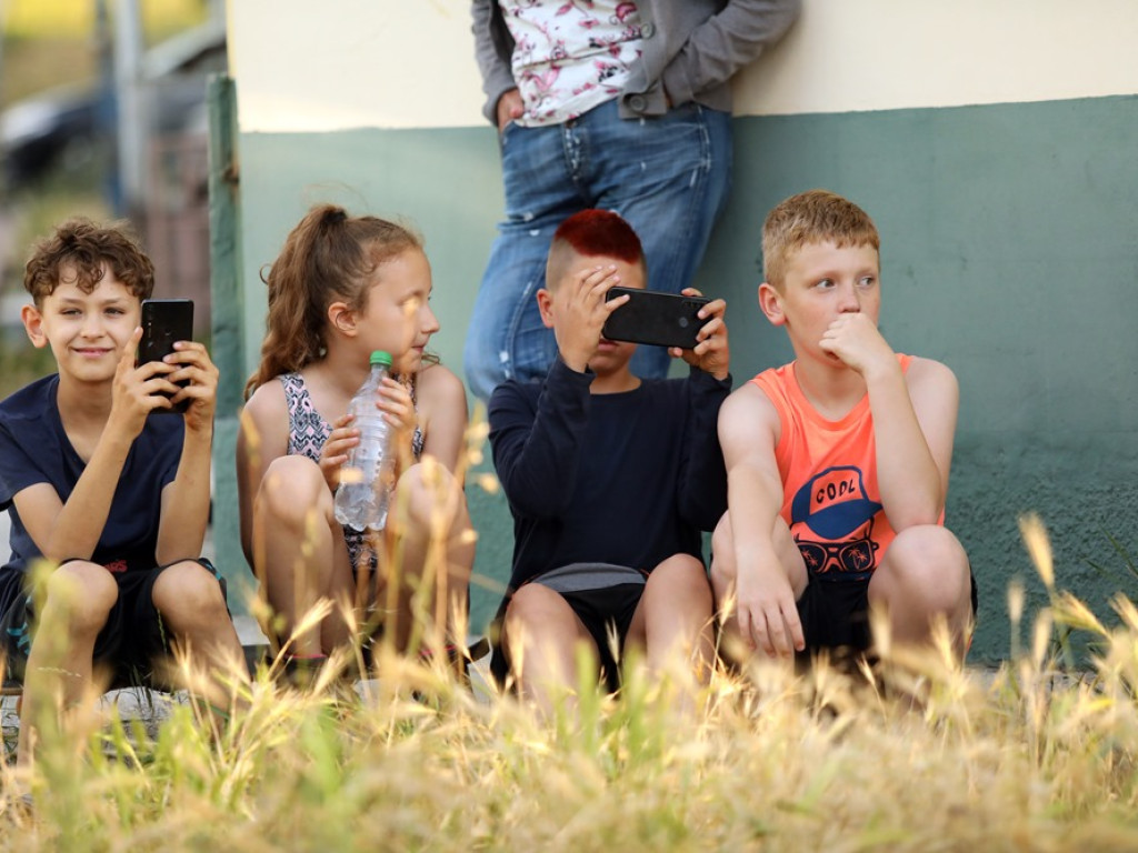 Afrykańska muzyka na balkonie Mayday. Był to kolejny spontaniczny koncert