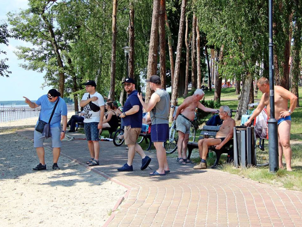 Otwarcie sezonu nad Jeziorem Sławskim. Słońce świeci, woda ciepła!
