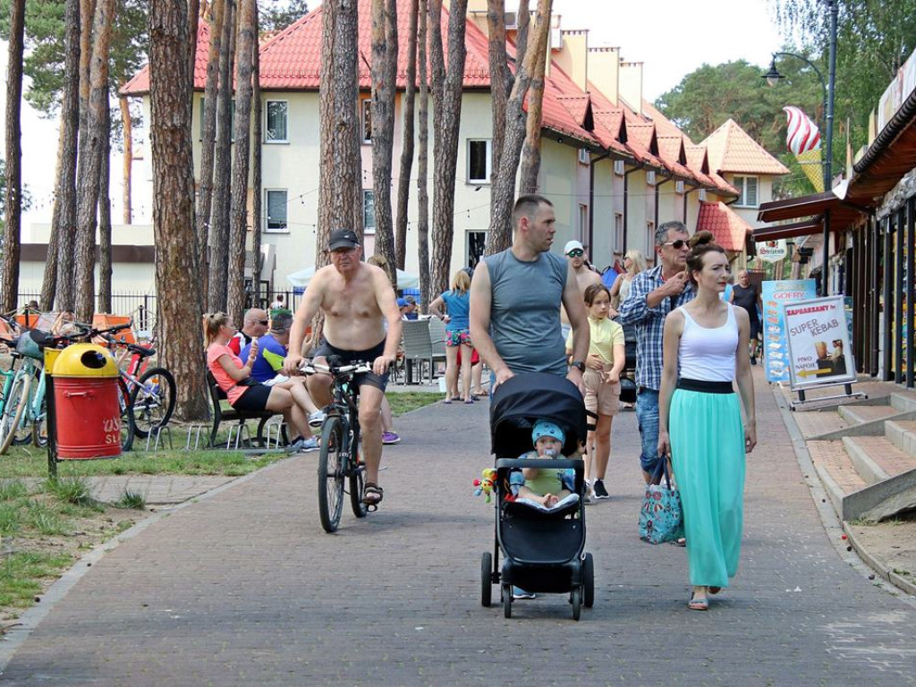 Otwarcie sezonu nad Jeziorem Sławskim. Słońce świeci, woda ciepła!