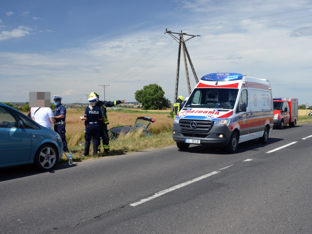 Poważny wypadek na drodze w kierunku Orska! Nie zauważyła i wymusiła