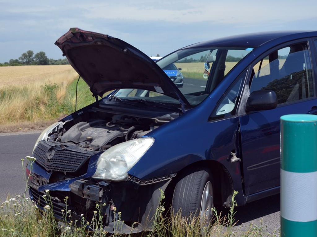 Poważny wypadek na drodze w kierunku Orska! Nie zauważyła i wymusiła
