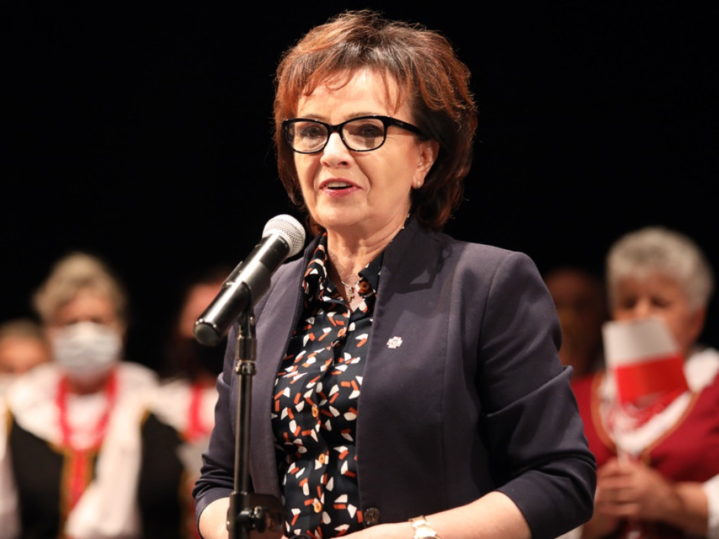 Marszałek Sejmu Elżbieta Witek w Głogowie. Na trzy godziny przed ciszą wyborczą