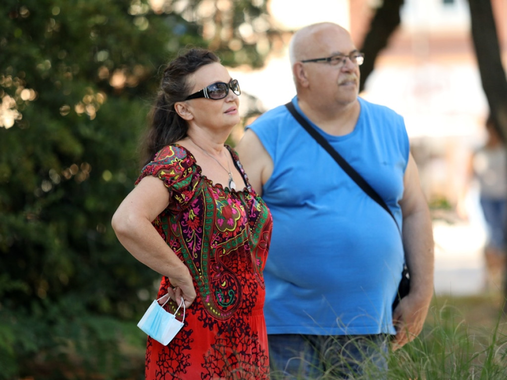 Pierwszy pokaz fontanny w Parku Słowiańskim. Ale było ludzi!
