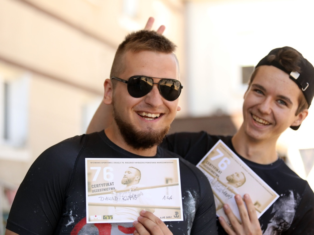 Patriotycznie i sportowo! Głogowianie w 76. rocznicę Powstania Warszawskiego