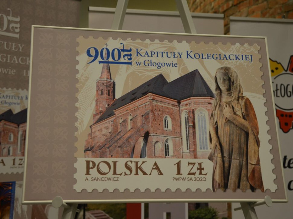Już jest! Znaczek z głogowską kolegiatą. Poczta Polska wydała go w milionowym nakładzie