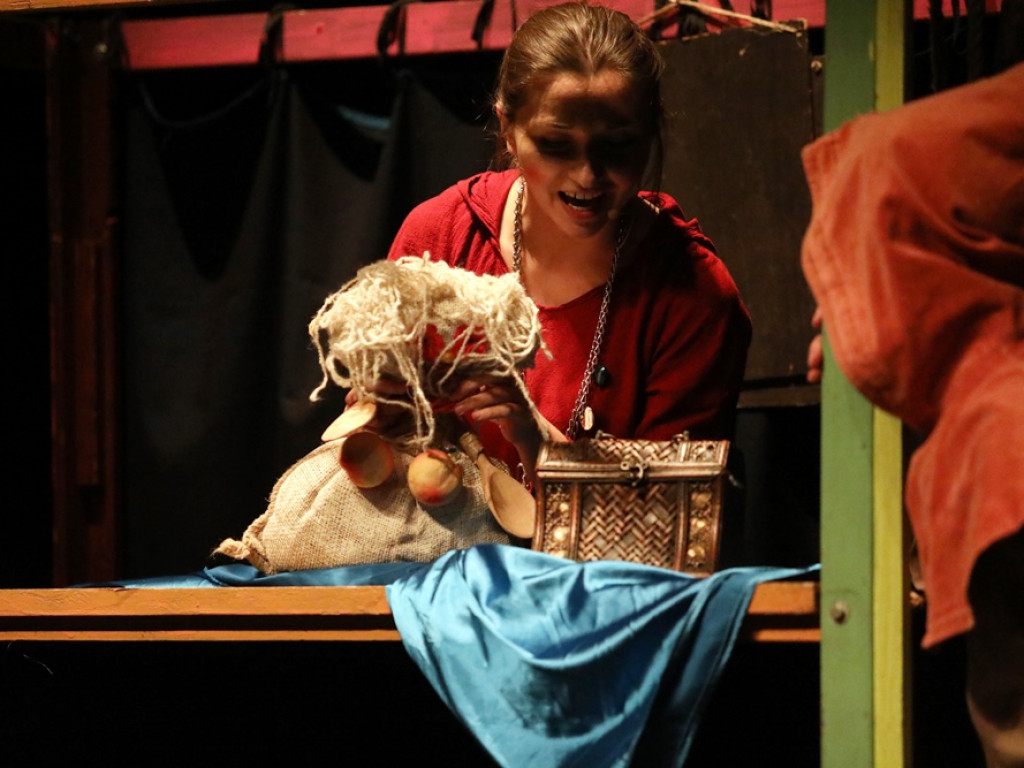 Spektakl dla dzieci w głogowskim teatrze na zdjęciach