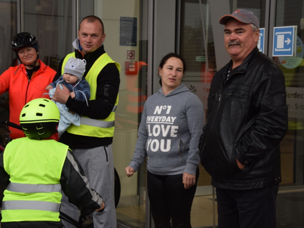 Rowerowy rajd dla Amelki Antczak. Pojechali do Jakubowa