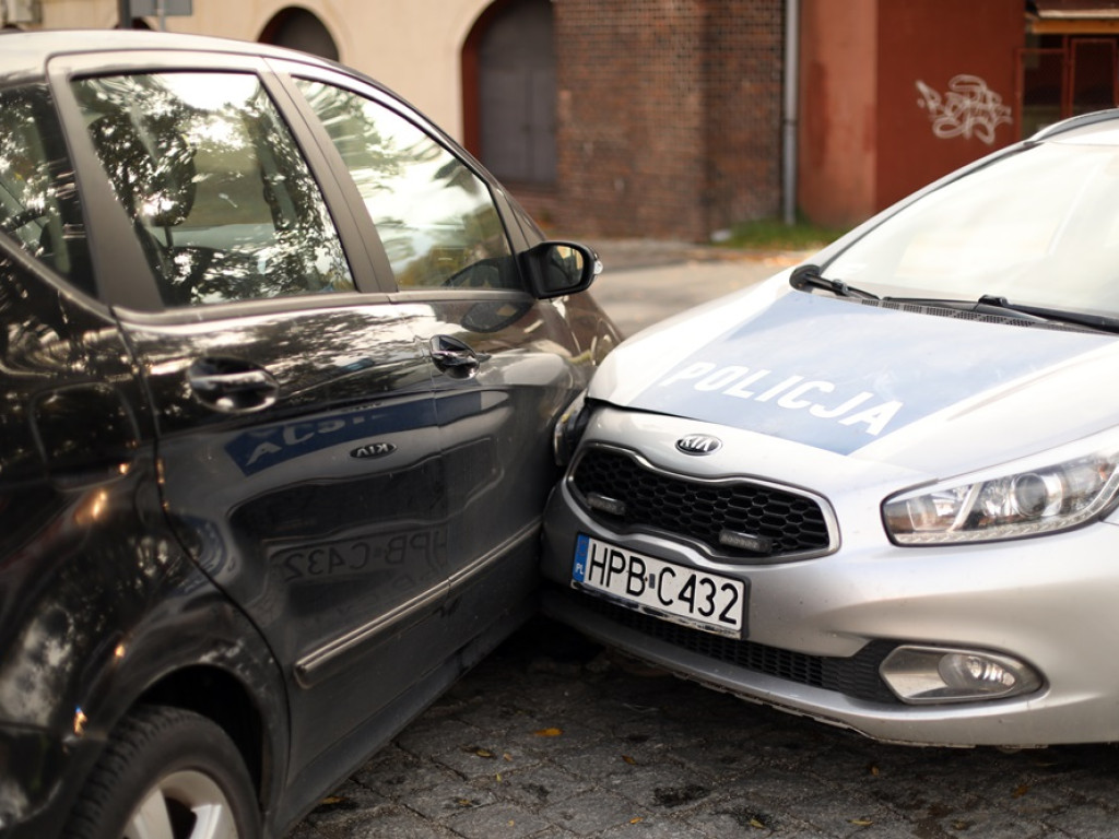 Jak doszło do kolizji z udziałem policji? Są poszkodowani