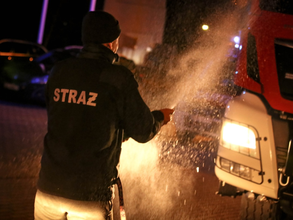 Nowy strażacki wóz dla ochotników z Grębocic. Ale przywitanie